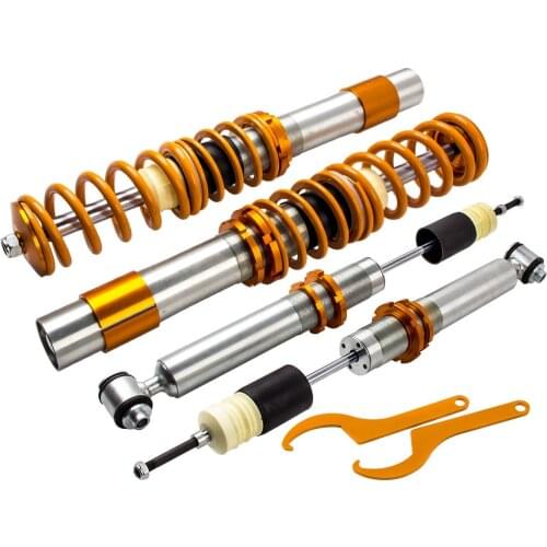 4PCS Coilover Suspensions Kit Adjustable 97-03 For BMW E39 5-Series Sedan for 520 530 540 528 518i 520i 523i 528i Front Rear