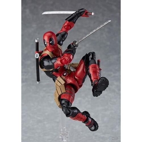Marvel 15cm X-MAN Figma 353 Deadpool BJD PVC Action Figure Model Toys