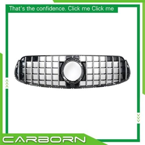 New Product For-Mercedes For-Benz GLC-class X253-AMG 2020 2021 GT Style ABS Plastic Front Bumper Racing Grille