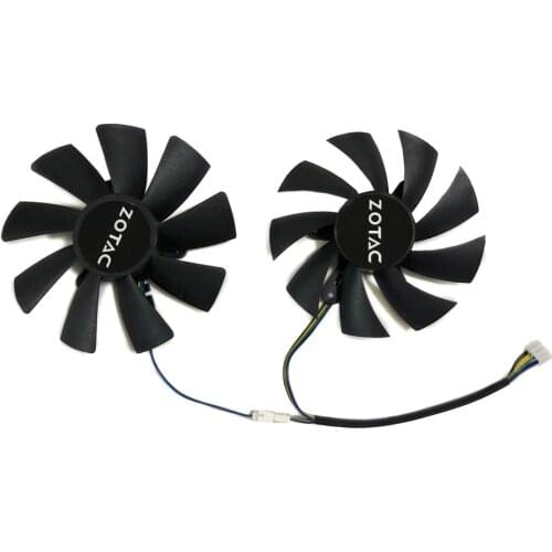 1Set GAA8S2U(95MM) GA92S2H(85MM) GPU Cooler Fan For ZOTAC GTX 1080 Ti MINI ZT-P10810G-10P HA 1070 Ti MINI ZT-P10710G-10P