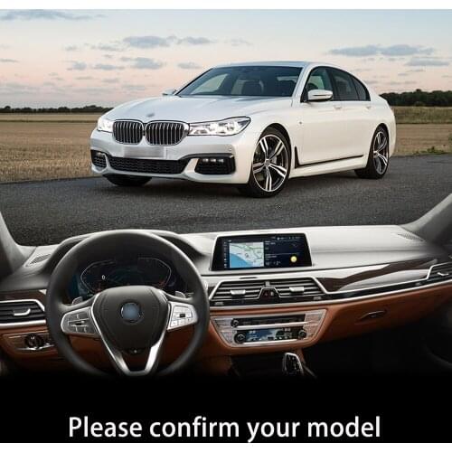 Anti-Slip Anti-UV Mat For BMW 7 Series G11 2016-2020 Dashboard Cover Pad Dashmat Protect Sunshield Pad Car Accessories