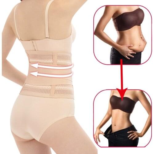 SURE YOU LIKE Postpartum Women High Waist Trainer Slimming Body Shaper Belt Fat Burning Lose Weight Body Belly Control Belt
