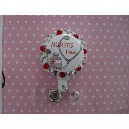 Nurse Heal Retractable id bagde reels 10 pcs/lot
