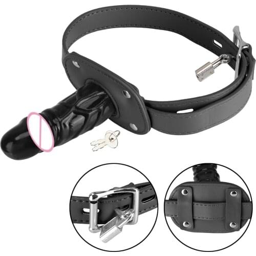 Mouth Plug Sex Toys SM Bondage Restraints Oral Dildo Open Mouth Gag For Couples Flirt Penis Plug Penis Gag Adult Games