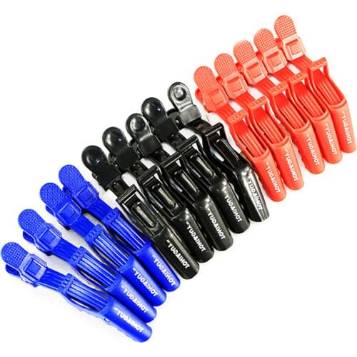 5 Pcs/Lot Hairdressing Clips In ABS Plastic Material Professional Hair Alligator Clip For Barber Hair Cutting Hairdressing Tools
