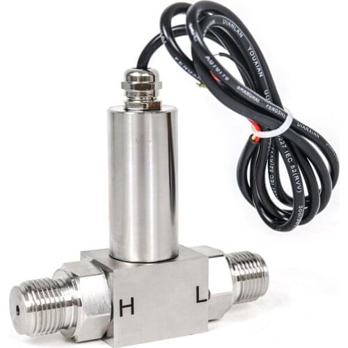 0 10 Bar Hirschman Liquid Pressure Level Measuring Water Pipe Differential Pressure Sensor