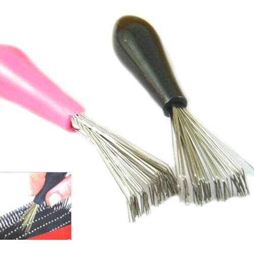 1 Pcs Hair Brush Cleaner Comb Hair Brush Cleaning Remover Embedded Plastic Comb Cleaner Tool