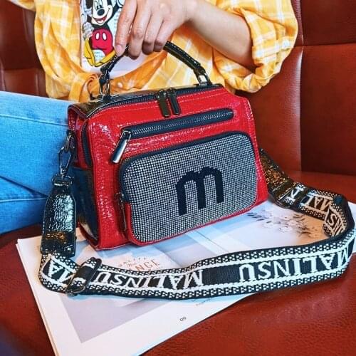 2021 New Top Handle Handbags Women Bags Tote Rhinestone Shiny Diamond Crossbody Shoulder Bolso Designer Sac A Main