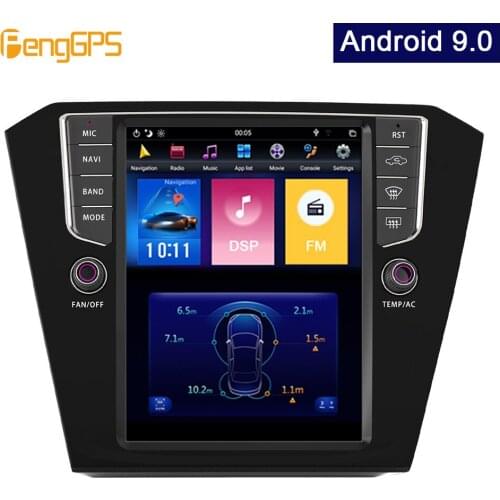 4G 64G PX6 Android 9.0 Car Radio Tesla Vertical Screen for Volkswagen MAGOTAN Audio Player In-dash Carplay GPS Navigation
