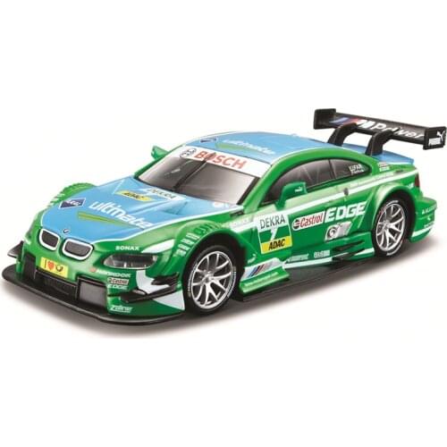Bburago 1:32 Scale BMW M3 DTM (#1 #7 Augusto Farfus ) Alloy Luxury Vehicle Diecast Cars Model Toy Collection Gift