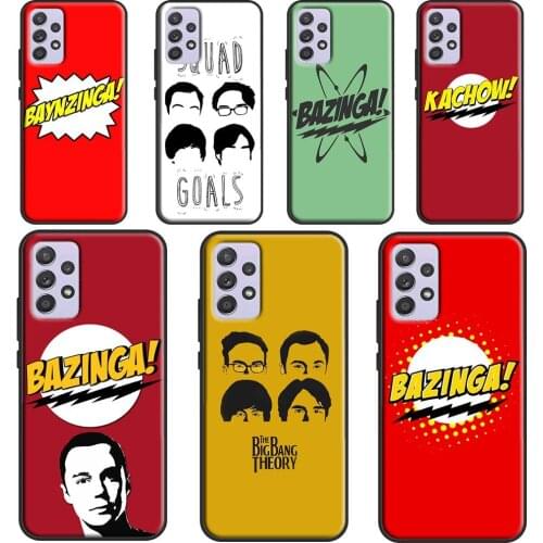 Bazinga The Big Bang Theory TV Case For Samsung A72 A52 A42 A32 A12 A70 A50 A40 A30 A10 A20 S A11 A41 A51 A71 A21S Cover