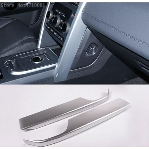 Aluminium Alloy Centre Console Side Decoration Strips Trim For Land Rover Discovery Sport 2015 2016 Car Styling Accessories