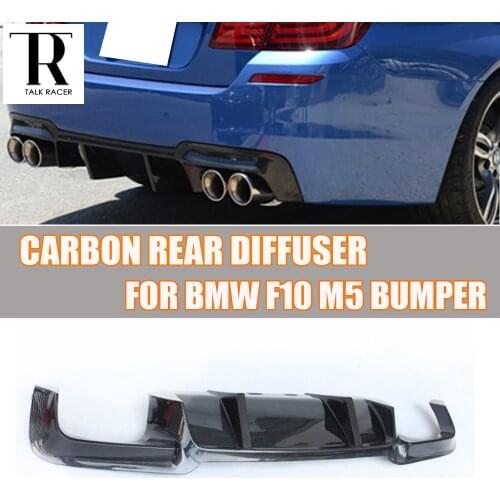F10 M5 Carbon Fiber Rear Bumper Spoiler Diffuser for BMW F10 M5 M Bumper 2010 - 2017 ( NOT fit M-tech M-sport Bumper )