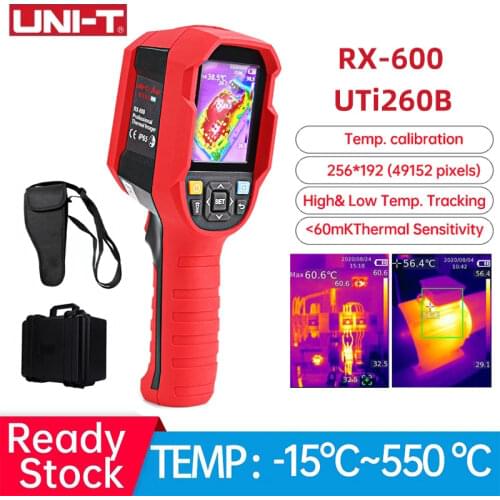Infrared Thermal Imager Real Time PCB Circuit Floor Wall Heating Pipe Industrial Detection Thermal Imaging Camera UTi260B RX-600