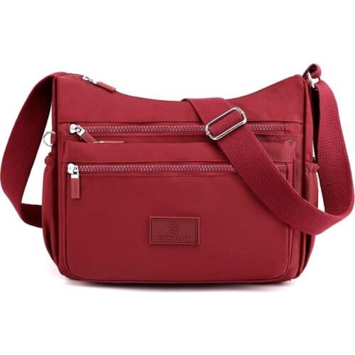 2021 Korean style Solid Women crossbody bag Summer New Woman bags Casual Nylon Shoulder bag woman Trend Brand bags organizers