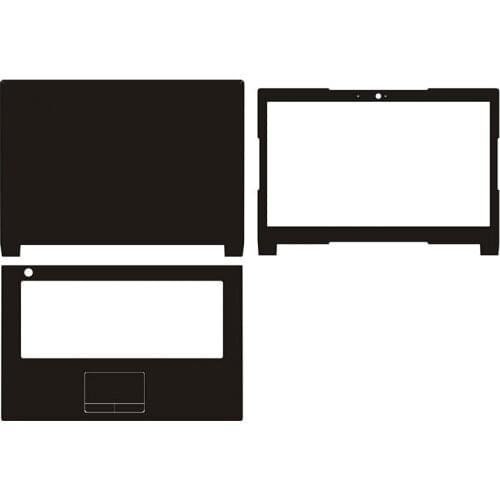 Carbon fiber Leather Laptop Sticker Decal Skin Cover Protector for Lenovo V110 14" V110-14 14-inch