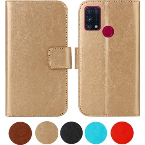Leather Case For Samsung Galaxy M31 6.4" Flip Cover Skin Wallet Coque for Samsung M31 2020 Phone Cases Fundas Etui Bags Magnetic
