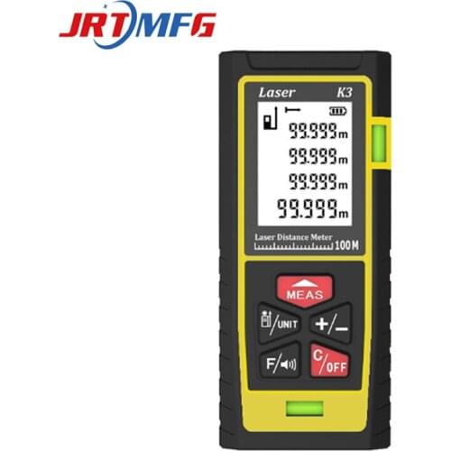 JRTMFG Laser Rangefinder High-precision Handheld Measuring Instrument Tools Level Bubble Digital Electronic Laser Distance Meter
