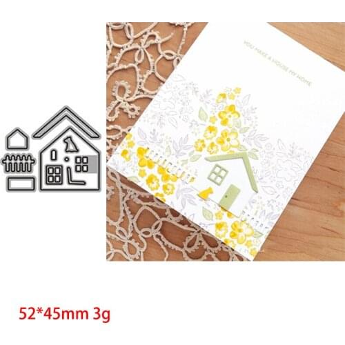 Small house combination Metal Cutting Die Mould Scrapbook Die Embossing DIY Handicraft Paper Card Photo Album 2021 New