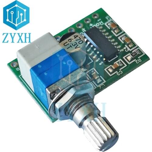 Mini PAM8403 XH-M177 Amplifier Board 3W*2 DC 5V Audio AMP with Volume Control For Laptop PC Speaker