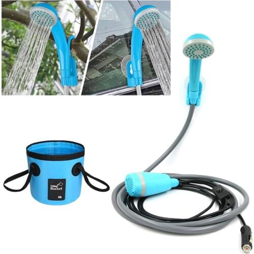 Portable Electric Shower Utdoor Camping Bathing Portable Shower Head Pet Showers Car Washer With Hose Bathe Tool Travel Caravan
