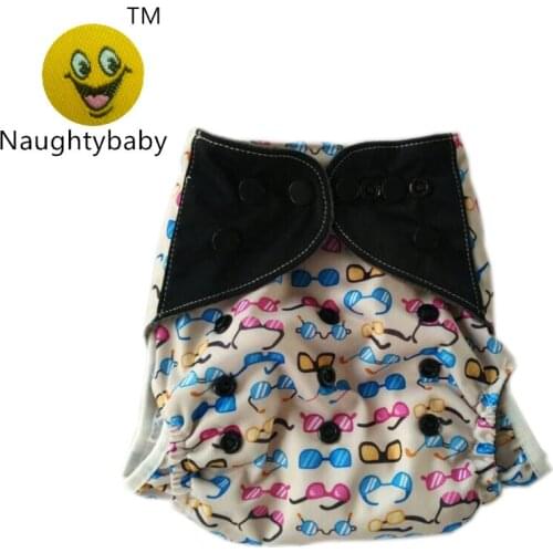 2015 New Arrival Naughtybaby 300 Pcs Bamboo Charcoal AIO AI2 Baby Cloth Diapers Nappies ALL In One Size Free Shipping
