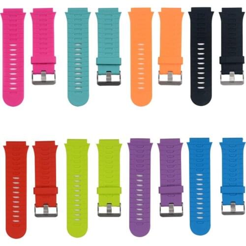 Durable Soft Silicone Strap Watch Band Lugs Adapters For Garmin Forerunner 920XT Adjustable Length Replacement Wrist Watchband