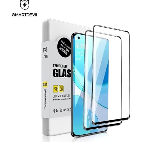 SmartDevil Screen Protector For Oneplus 9 9R Glass Full Coverag For Oneplus 9 Pro Glass HD Anti-fingerprint For One Plus