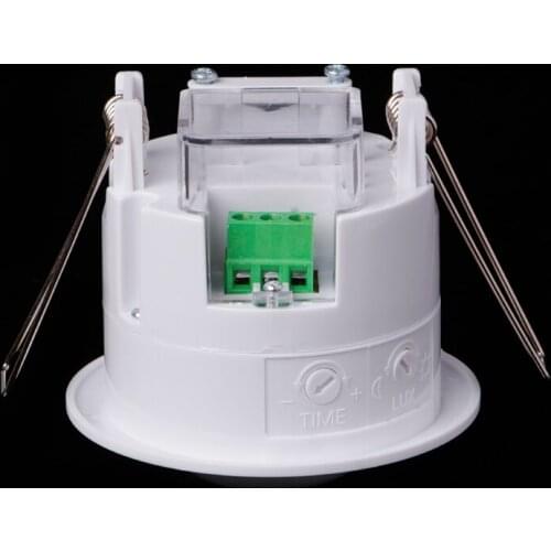 110-240V AC Adjustable 360° Ceiling PIR Infrared Body Motion Sensor Detector Lamp Light Switch 425C