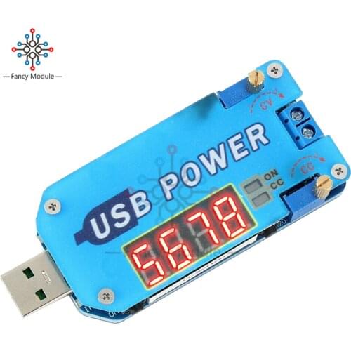 15W Adjustable DC-DC CC CV USB 5V to 3.3V 9V 12V 24V 30V Step Up/Down Power Supply Boost Buck Converter Module with Shell Case