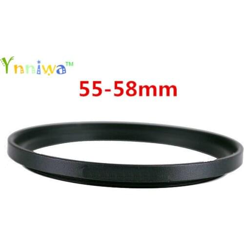55-58mm Metal Step Up Rings Lens Adapter Filter Set