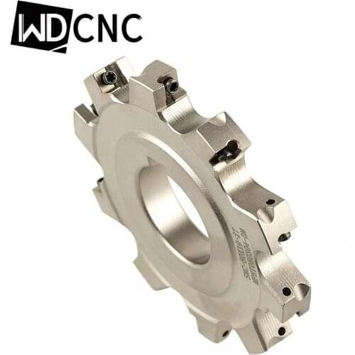 80 100 125 160 200mm SMC face mill three-sided edge ace milling cutter Indexable dic cutter for MPHT inserts
