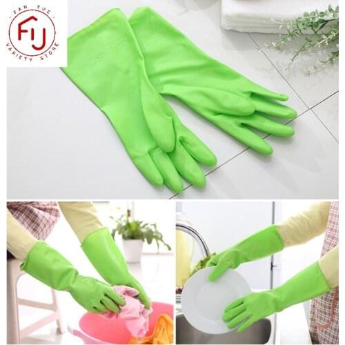 Household Gloves Durable Kitchen Water-proof Rubber Cleaning Gloves Clothes Washing Car Cleaning Medium thickness Comfortable