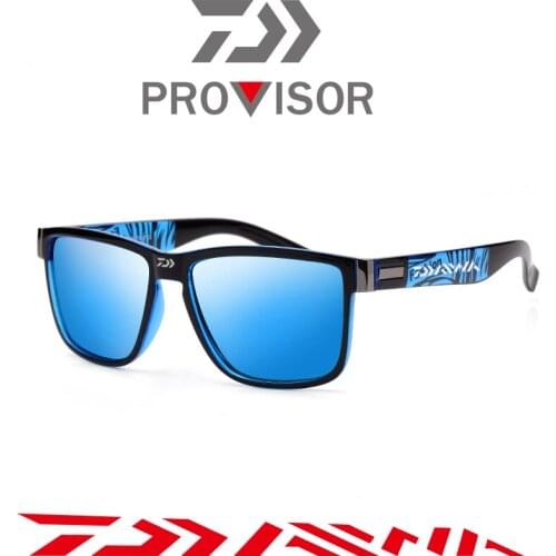 DAIWA Fishing Glasses Outdoor Mens Fishing Sunglasses Mountaineering Fashion Frame Colorful Polarized Glasses Driving Goggles