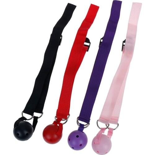 Sex Toys for Women Couples Bondage Oral Fixation Stuffed Adults Games Flirting Band Open Mouth Gag Ball