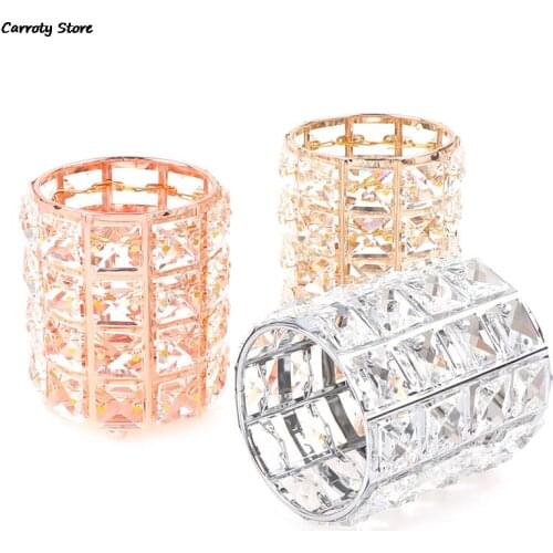 Cosmetic Make-up Brush Storage Box Table Organizer Makeup Nail Polish Cosmetic Holder Make Up Tools Pen Vase Comb Holder Rack