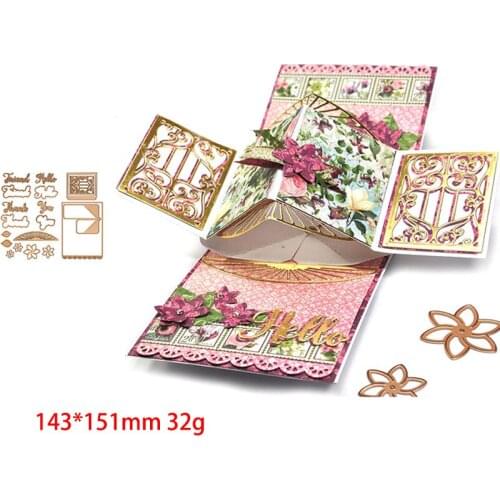 Trick Card Ejected Metal Cutting Dies 2021 New Diy Die Molds Scrapbooking Paper Making Die Cuts Crafts