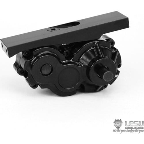 LESU Metal Transfer Case F-5022 for 1/14 Tamiya RC Tractor Truck DIY Dumper VOLVO Scania Benz Gearbox Transmission