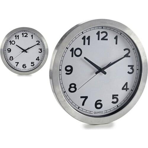 Wall Clock Silver 50 50 cm