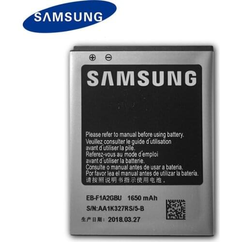 Samsung Original Phone Battery EB-F1A2GBU 1650mAh For Galaxy S2 i9100 i9108 i9103 I777 i9105 i9188 i9050 Replacement Batteries