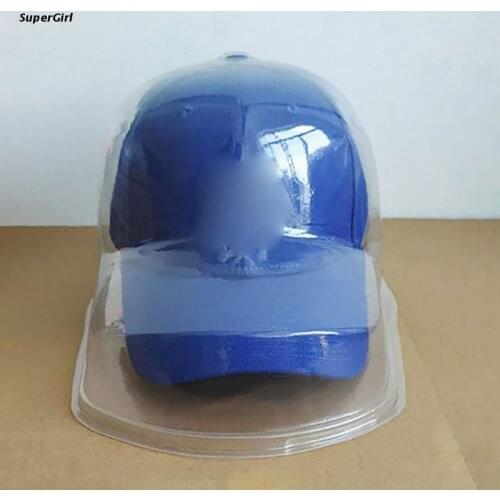 J78E Holder Baseball Display Box Dust-proof Hat Storage Plastic Protector