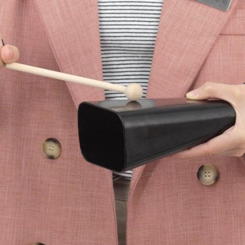 Professional Steel Alloy Cowbell for Drum Set 6 Inch Non Hole Cow Bells Percussion Instrument Accessories