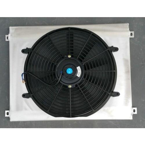 ALLOY ALUMINUM RADIATOR SHROUD & 16" FAN FOR BMW E36 M3 / Z3 /325TD /320 323 328 1990-2000 KIT 92 93 95 96 98 99