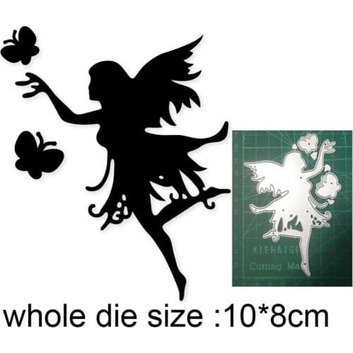 2020 new metal dies Butterfly Fairy cutting dies DIY Scrapbooking die cut paper craft Paper knife mould blade punch stencil dies