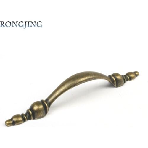 Vintage Kitchen Cabinet Drawer Handles Bronze Cupboard Fruniture Knobs Closet Dresser Drawer Pulls Bars Shoes Box Handle