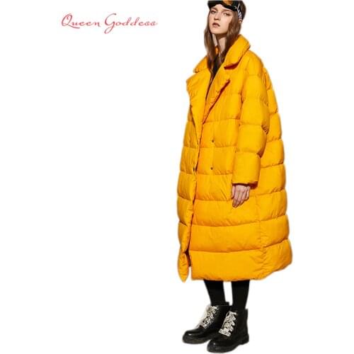 New Listing Winter Women 90 White Duck Down Jacket Simple&Thicken Warm Parkas With Hooded Loose& Plus Size 7XL Outwear