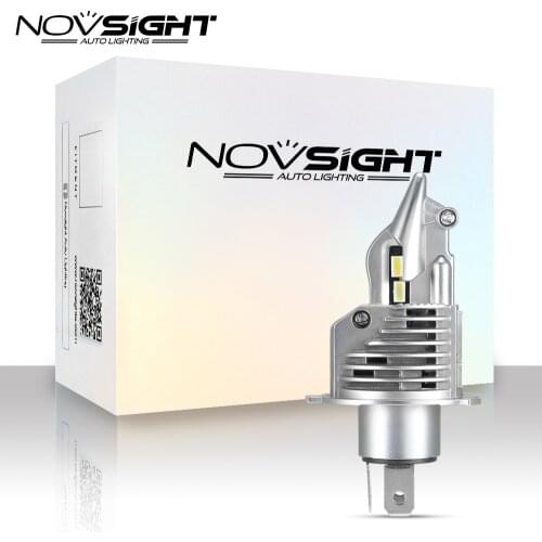 1pcs Motorcycle Headlight H4 35W 6000LM 6500K White Led Mini Design LED Head Light Bulbs Lambs D40