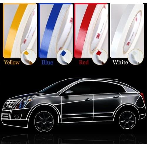 1cm*5m Car stickers Reflective Stickers Adhesive Tape for VW Volkswagen Golf Polo Passat Tiguan Jetta Touran MK6 car Accessories