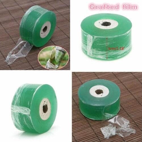 3cm*100m/1 roll Stretchable grafting tape for garden tree nursery, pruning flowers, fruits, trees and plants