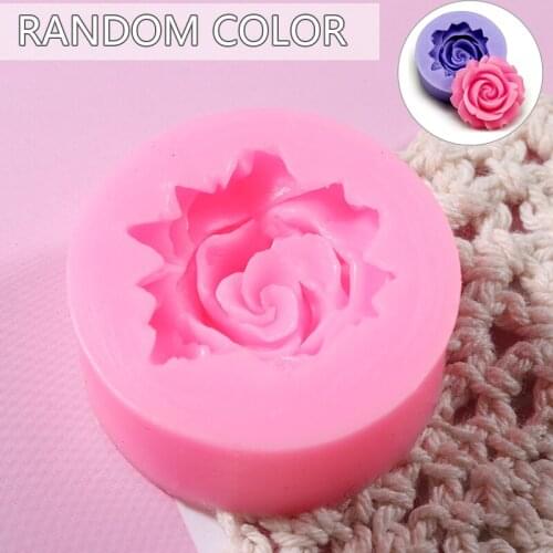 3D Rose Flower Cake Chocolate Mold Mini Flower Shaped Silicone Mold Multi For DIY Cupcake Cookies Sugarcraft Making Tool Supplie